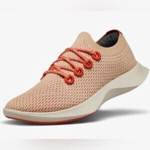 ALLBIRDS Tree Dasher 1 Flame Pink Orange Sneaker Shoe Size 9